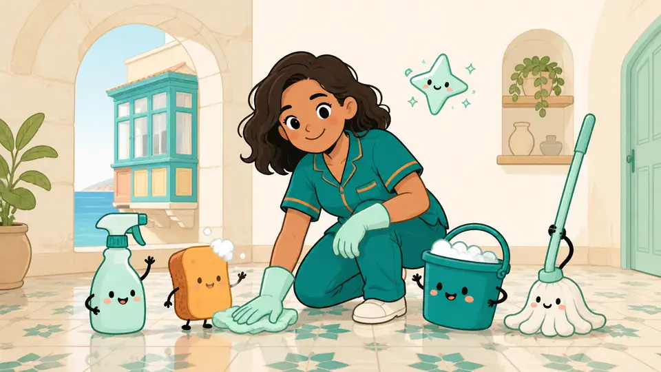 MaltaClean professional cleaning team